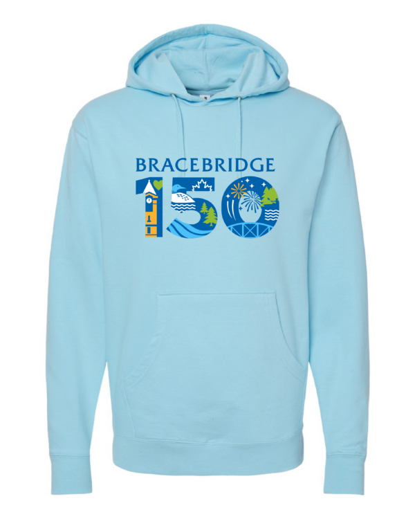 Blue Aqua Bracebridge 150 Independent Hoodie