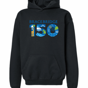 Black Bracebridge 150 Softstyle Hoodie (Youth)