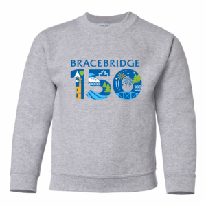 Sports Grey Bracebridge 150 Softstyle Crew (Youth)