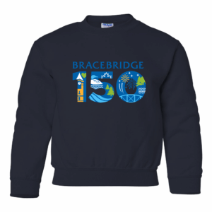 Navy Bracebridge 150 Softstyle Crew (Youth)